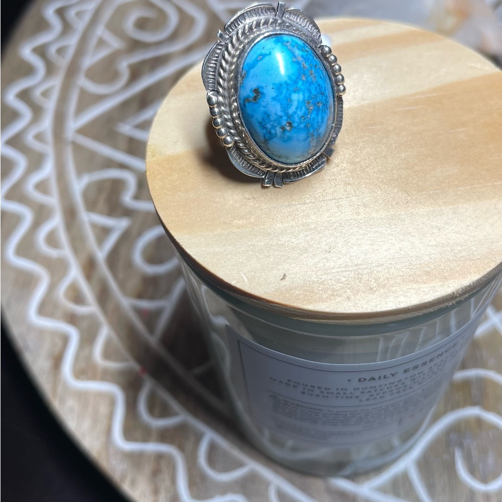 Silver Turquoise Ring - Picture 5 of 11
